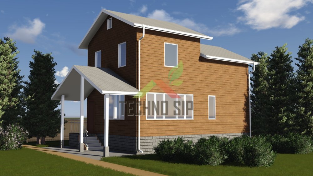 Началось строительство дома в Одинцовском районе п. Голицыно по проекту "Тимчук "  9х6,25  м 112,5 м2