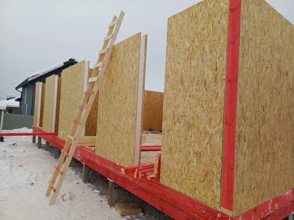 Строительство одноэтажного дома для постоянного проживания из СИП панелей по проекту «Маньково», д. Маньково, Сергиево-Посадский г.о.