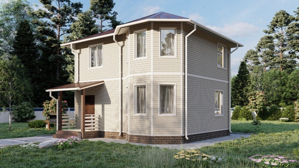 Обшивка дома из сип панелей