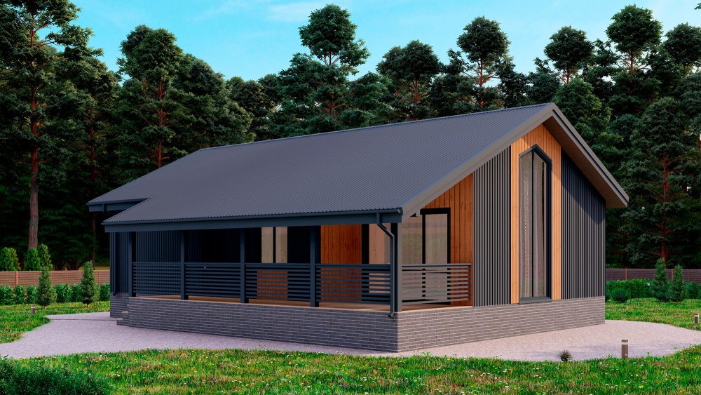 Садовый дом из сип панелей