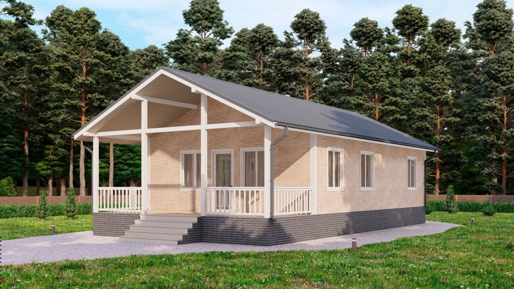 СадовыйСип дом в форме А-фрейм